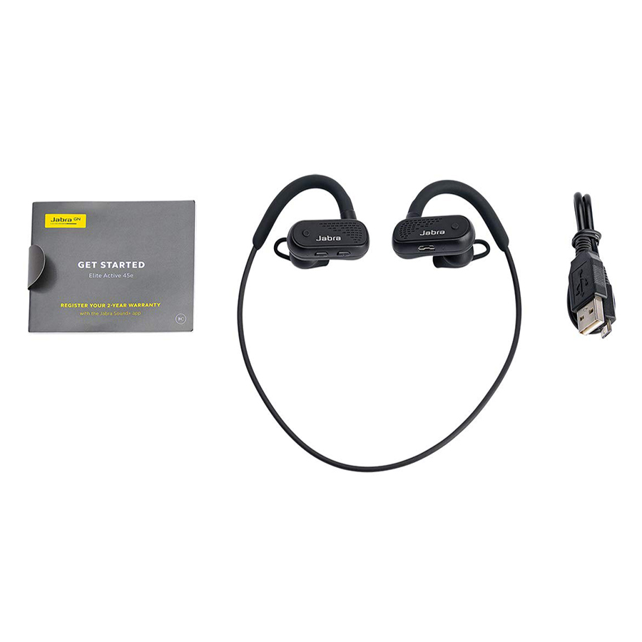 Tai Nghe Bluetooth Nhét Tai Jabra Elite Active 45e - Hàng Chính Hãng