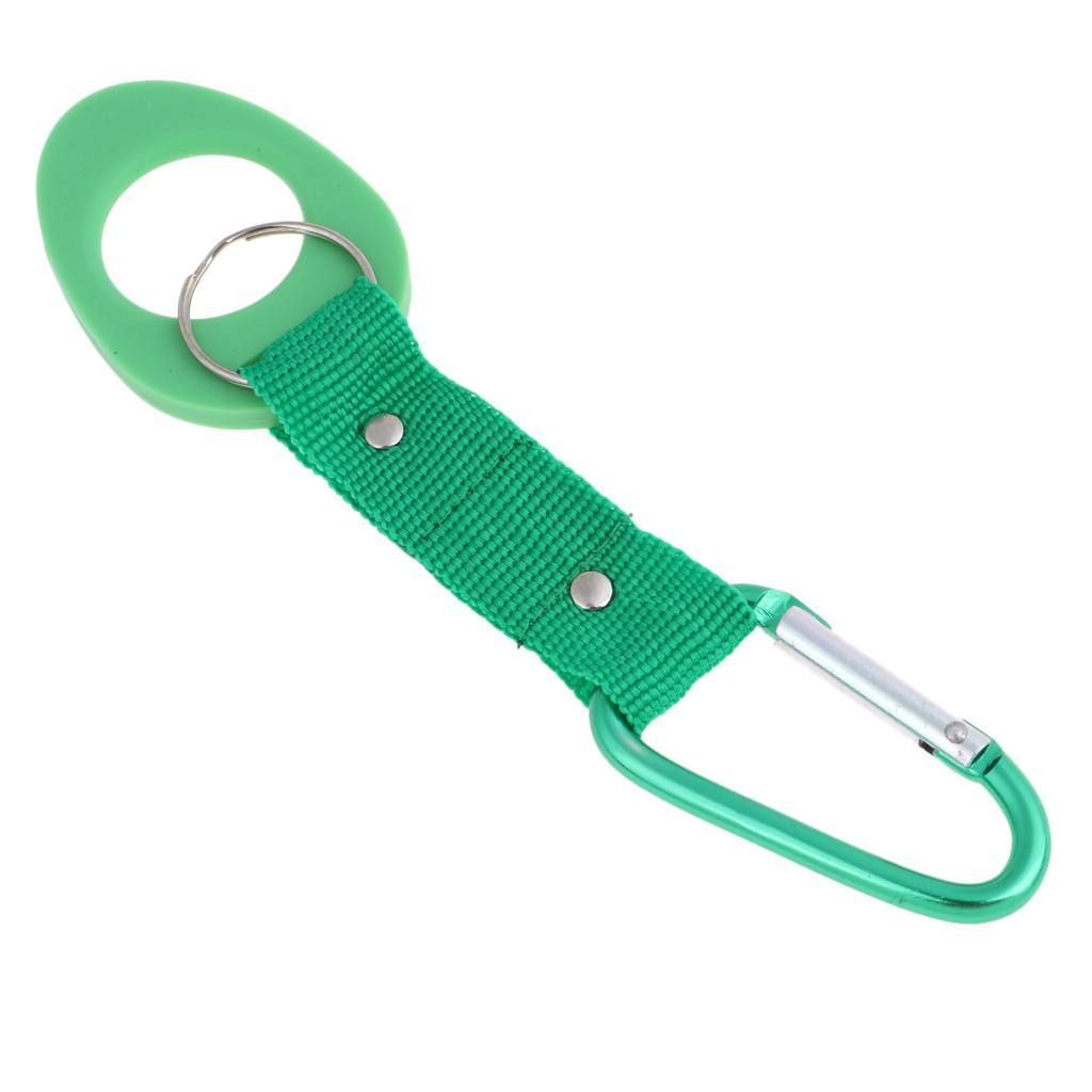 3pcs Water Bottle Carry Hooks Belt Hanging Strap Webbing Buckle Clip Holder
