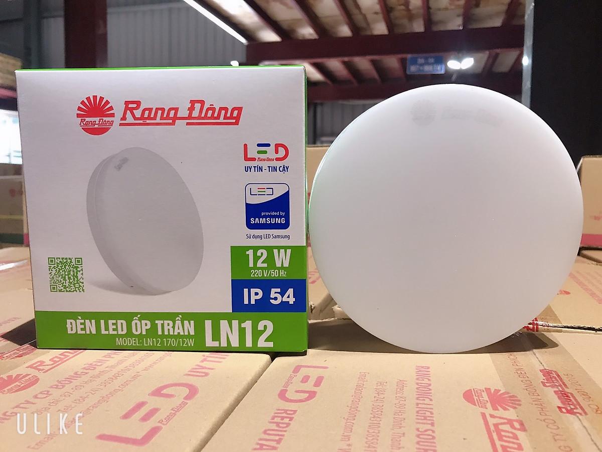 Đèn LED ốp trần Công suất 12W Model: LN12 170/12w Ánh sáng Trắng