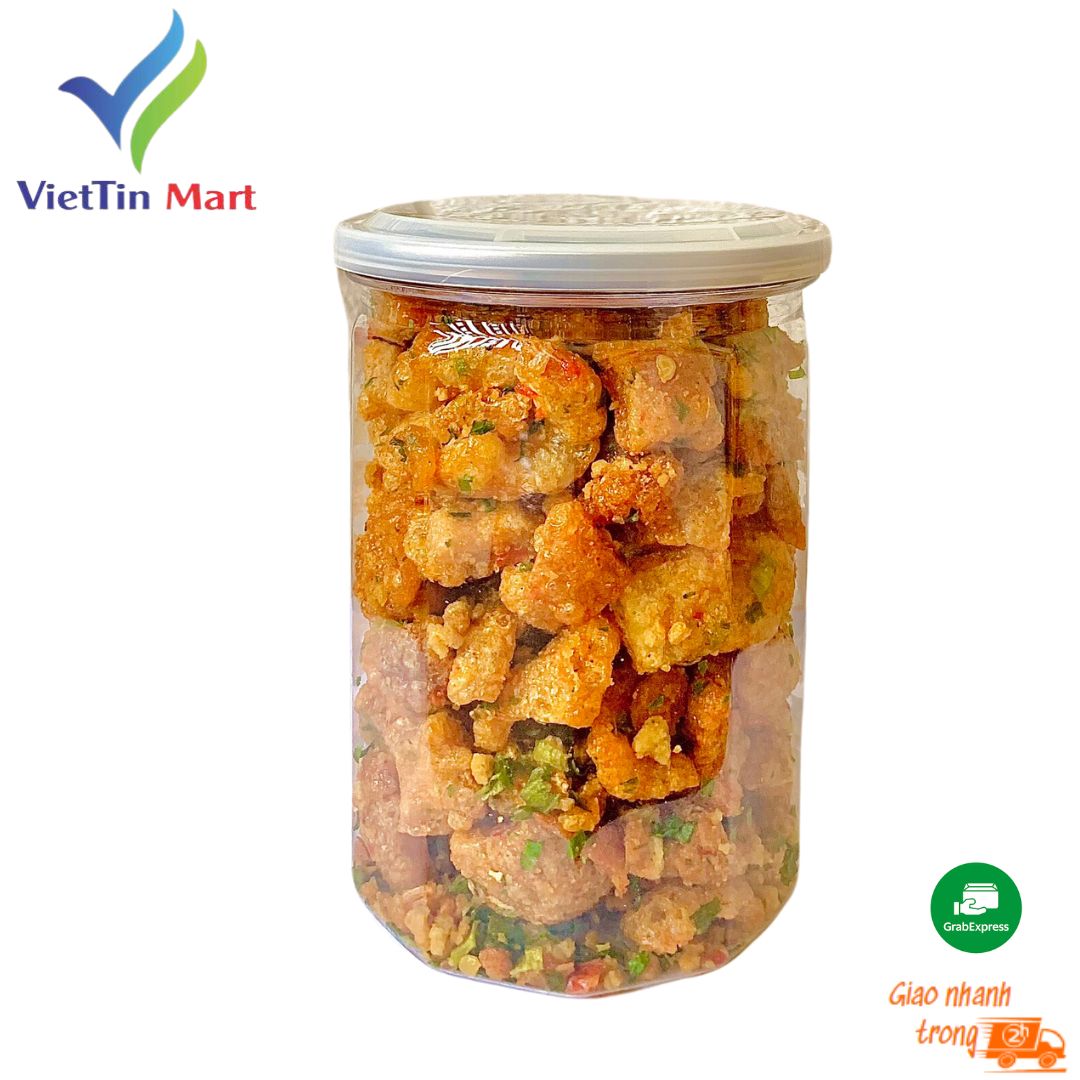 Tóp Mỡ Thịt Liền Da Sốt Mắm Tỏi VIETTINMART 200G