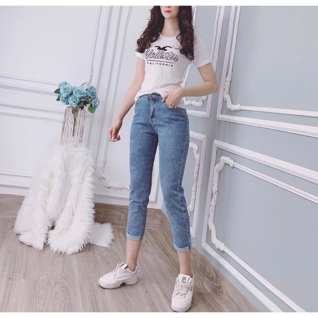 Quần jean nữ lưng thun co giãn JBG1232