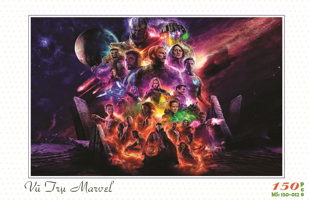 Bộ tranh xếp hình 150 mảnh – Vũ Trụ Marvel