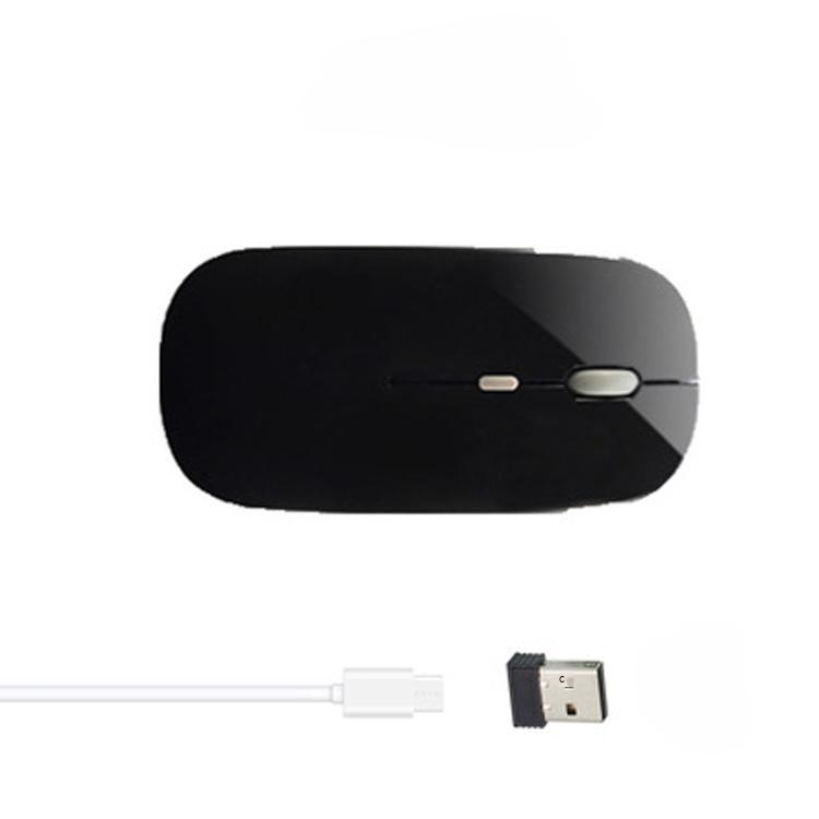 Chuột sạc không dây 2.4G phong cách mới nhất chuột chế độ kép quà tặng văn phòng chuột siêu mỏng không ồn