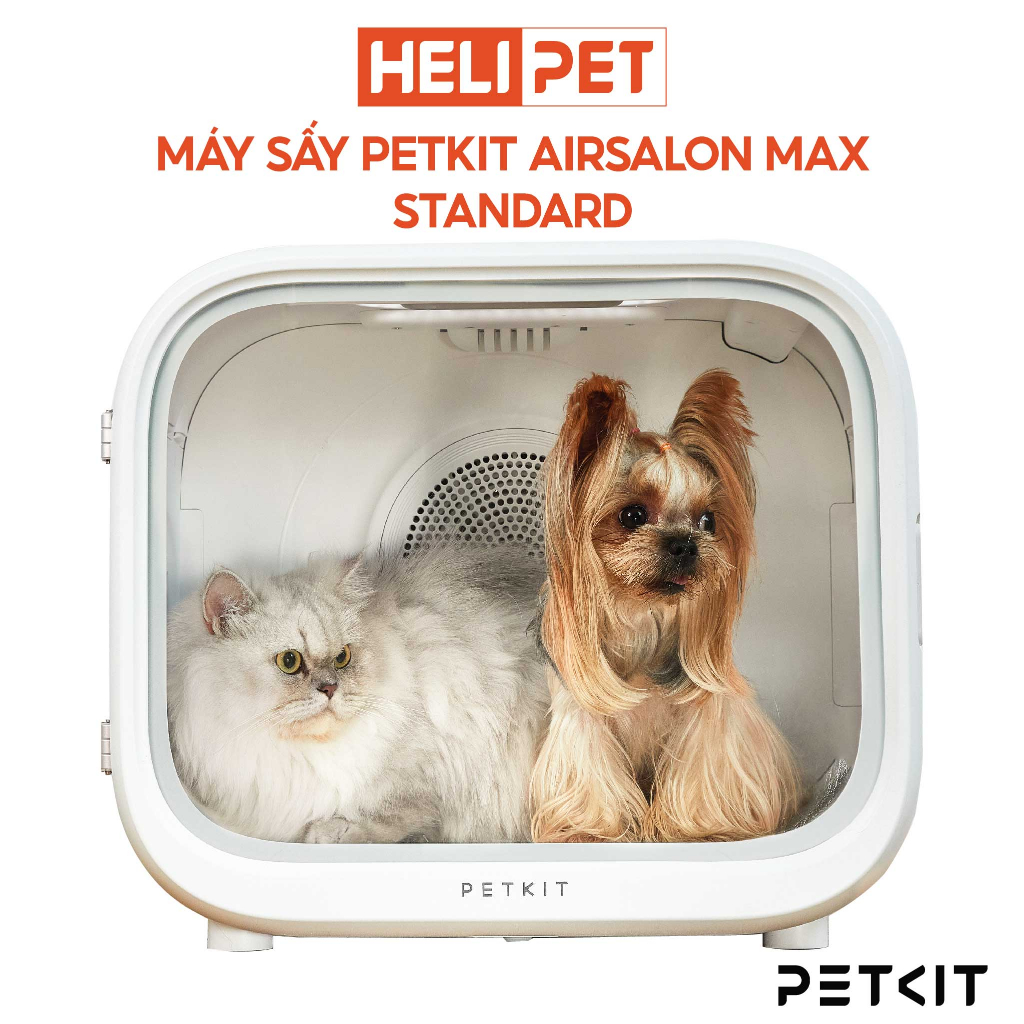 Lồng Sấy Tự Động Cho Chó Mèo, Máy Sấy Cho Chó Mèo Petkit Air Salon Max - HeLiPet