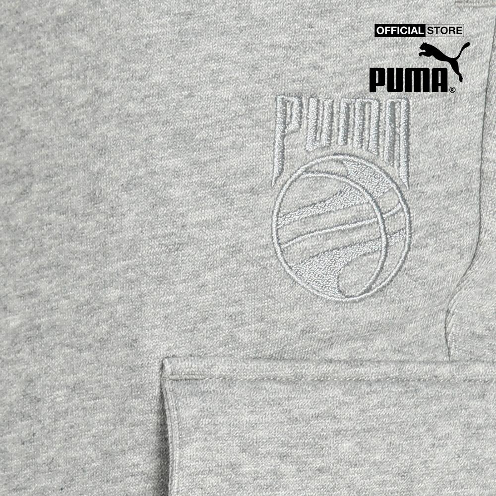 PUMA - Quần jogger thể thao nam bo gấu Booster Basketball 532124