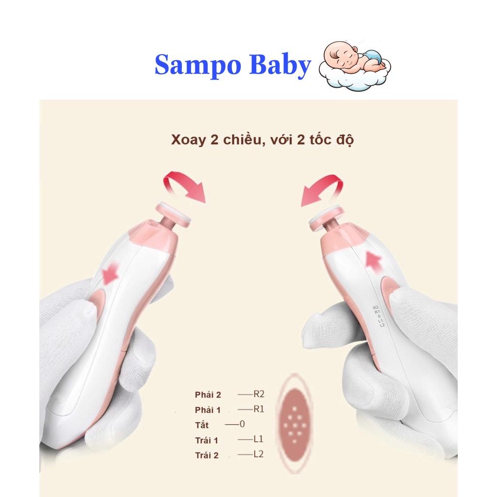 Máy cắt móng tay,móng chân điện đa năng cho bé, Cắt dũa móng an toàn