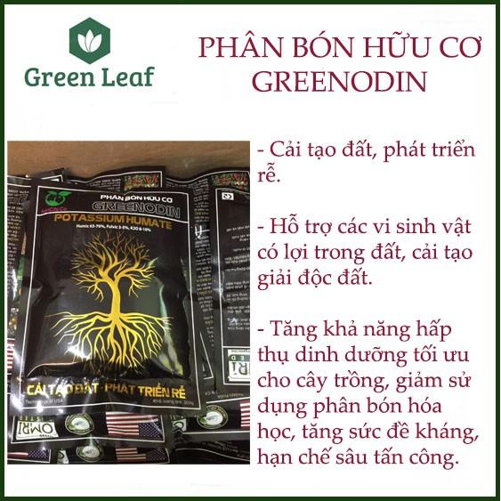 Phân bón hữu cơ GREENODIN CẢI TẠO ĐẤT- HỖ TRỢ VI SINH CÓ LỢI
