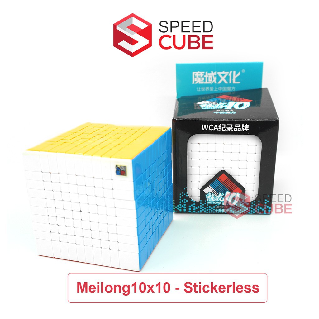 Rubik 10x10 Moyu Meilong WCA Stickerless, Rubik 10 tầng