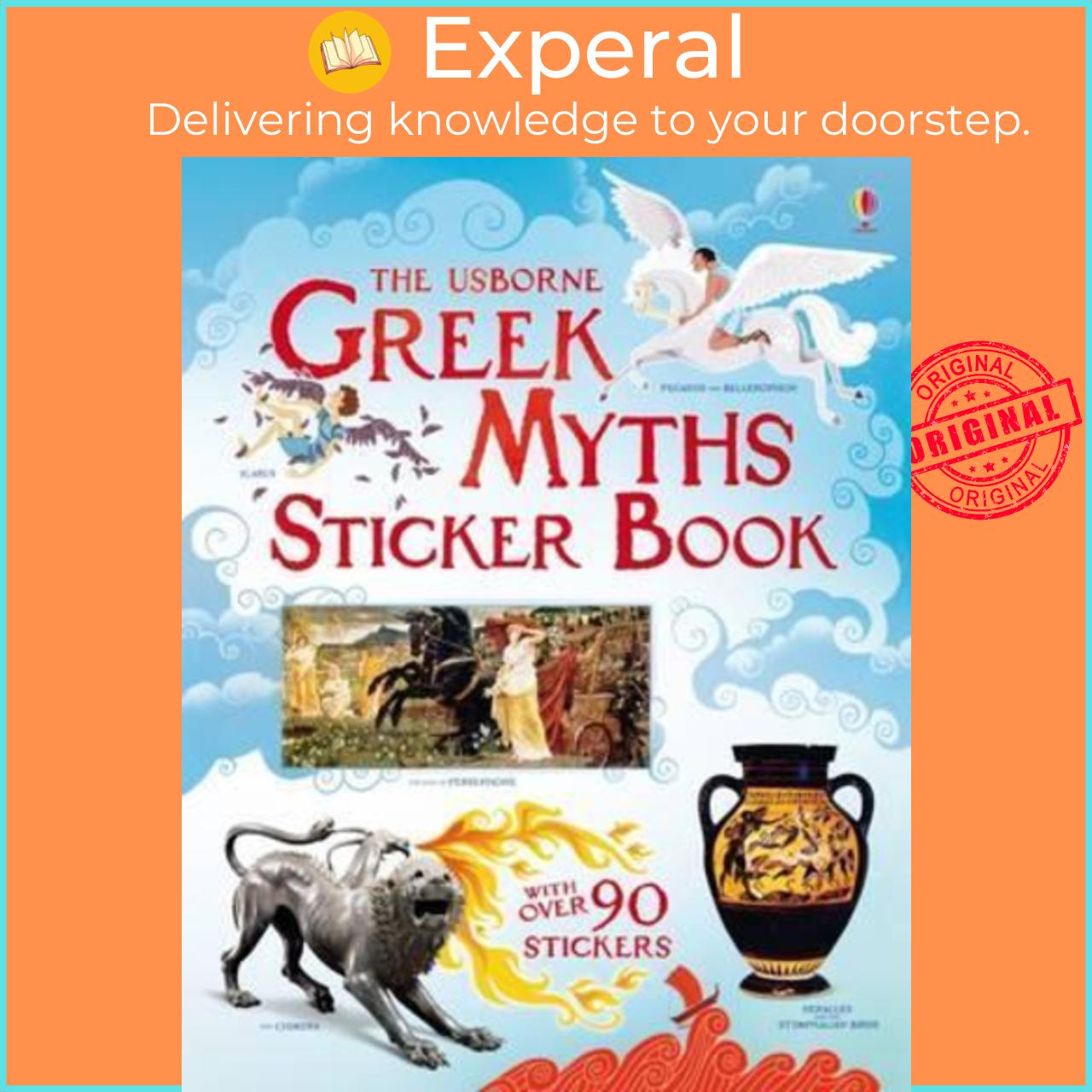 Sách - Greek Myths Sticker Book by Rosie Dickins