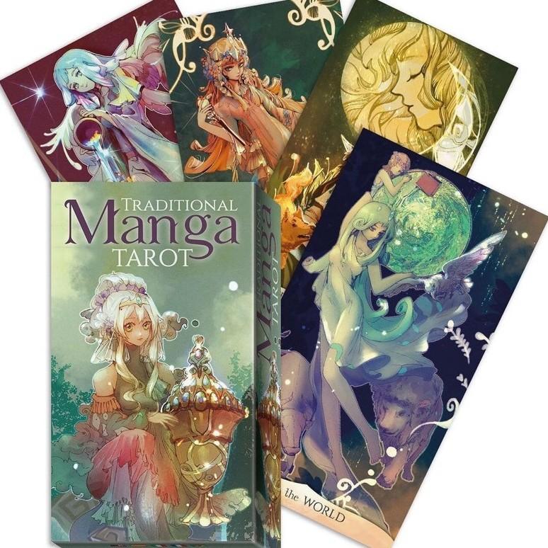 Bài Tarot Traditional Manga Tarot Tặng Đá Thanh Tẩy