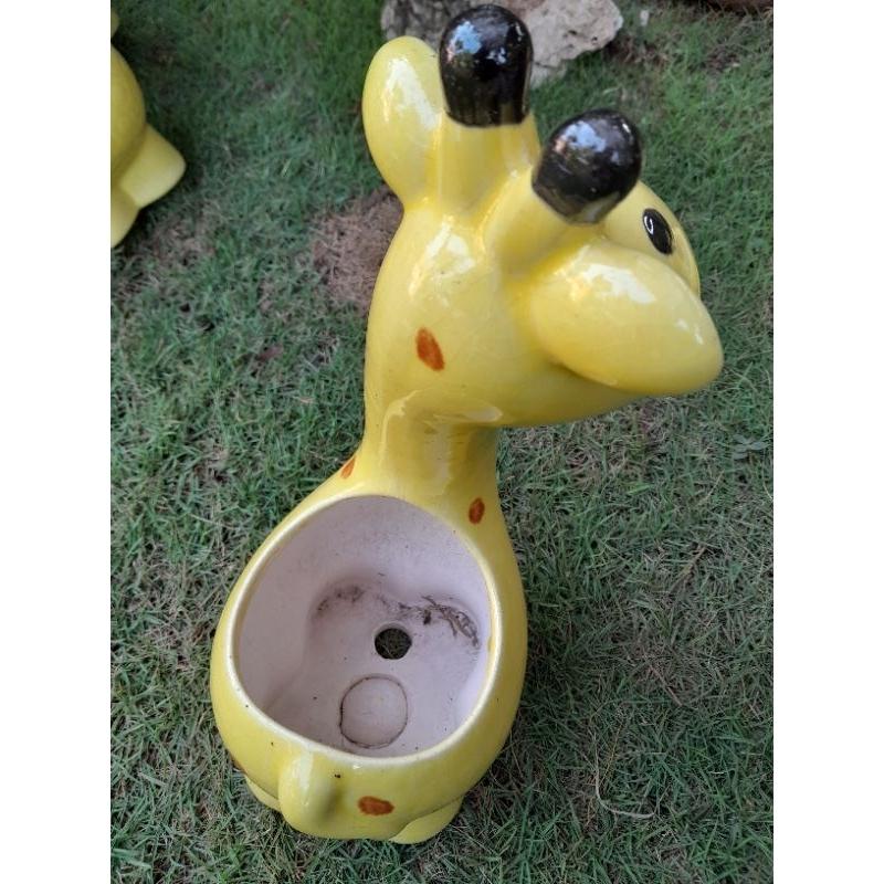 Chậu trồng cây gốm sứ hình thú- chậu trồng cây gốm sứ bát tràng - chậu trồng cây hình thú gốm sứ - chậu