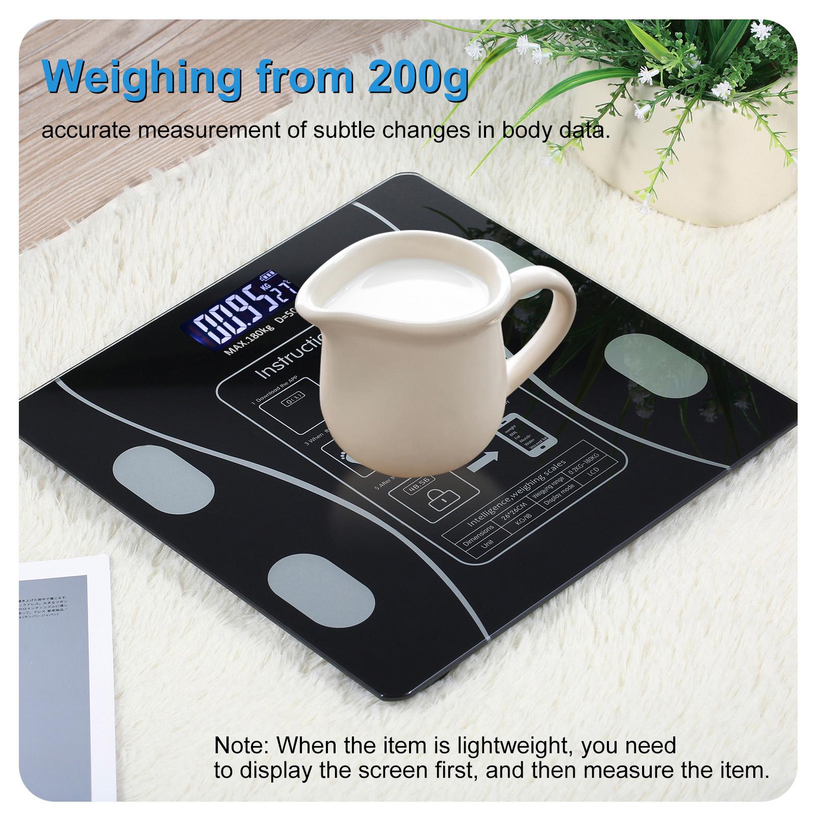 Multi-Functional Rechargeble Home Use Intelligent Body Fat Scale with BT Electronic Digital Weight Scale Body Composition Analyzer Monitor