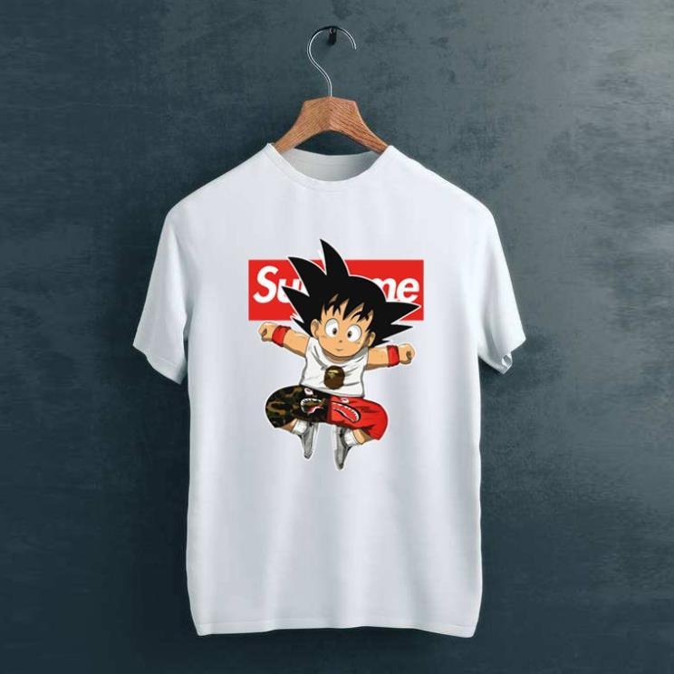 Áo thun SONGOKU SUPREME Nam Nữ (Đen, Trắng) chất áo đẹp mát