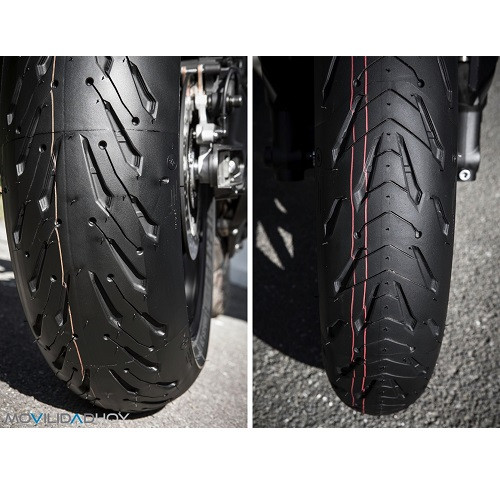 Vỏ xe motor Michelin Road 5 120/70 R17 (58W) và 190/55 R17 (75W)