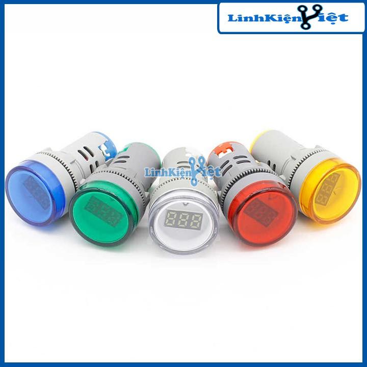 Đèn Báo Điện Áp Xoay Chiều AD16-22DSV Thế 60-500V 22mm