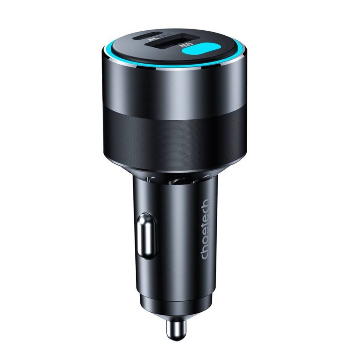 Tẩu sạc Choetech TC0011 nhanh công suất cao 130w  có 2 cổng PD+ 1 cổng USB A dùng trên ô tô (hàng chính hãng)