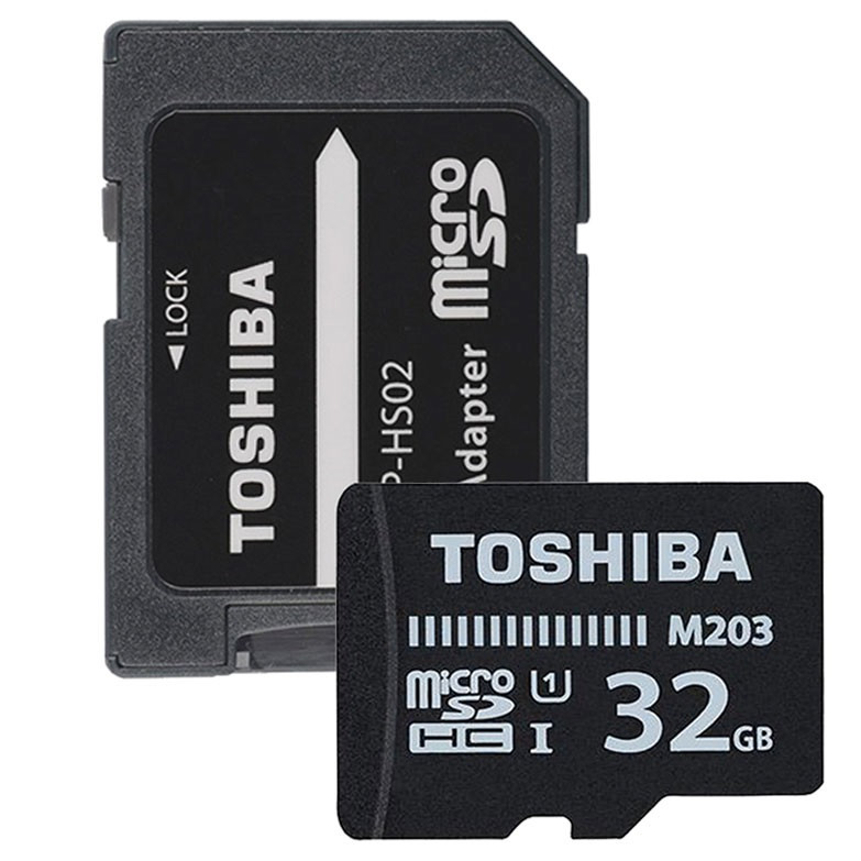 Thẻ nhớ Toshiba MicroSD EXCERIA M203 UHS-1 Class 10 100MB/s (Kèm Adapter)- Hàng Chính Hãng - 64GB