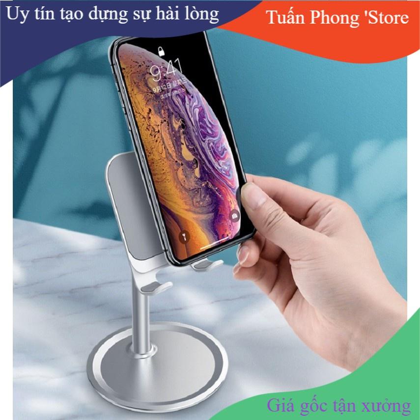 Giá Đỡ Điện Thoai & Máy Tính Bảng Đế Tròn Xoay 360 Độ Nhiều Màu