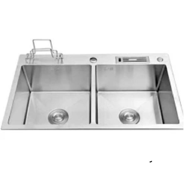 chậu rủa chén bát inox 2 hố