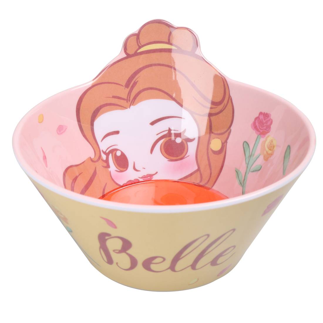 Chén tô ăn dặm melamine Disney hình Belle Beauty and the Beast 3D cho bé gái