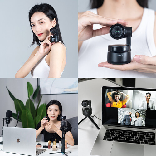 OBSBOT Tiny - Webcam Máy Tính Góc Rộng 90°, Phân Giải HD1080, Zoom 2x, Tích Hợp AI , Điều Khiển Bằng Cử Chỉ Tay Thông Minh - Hàng Chính Hãng