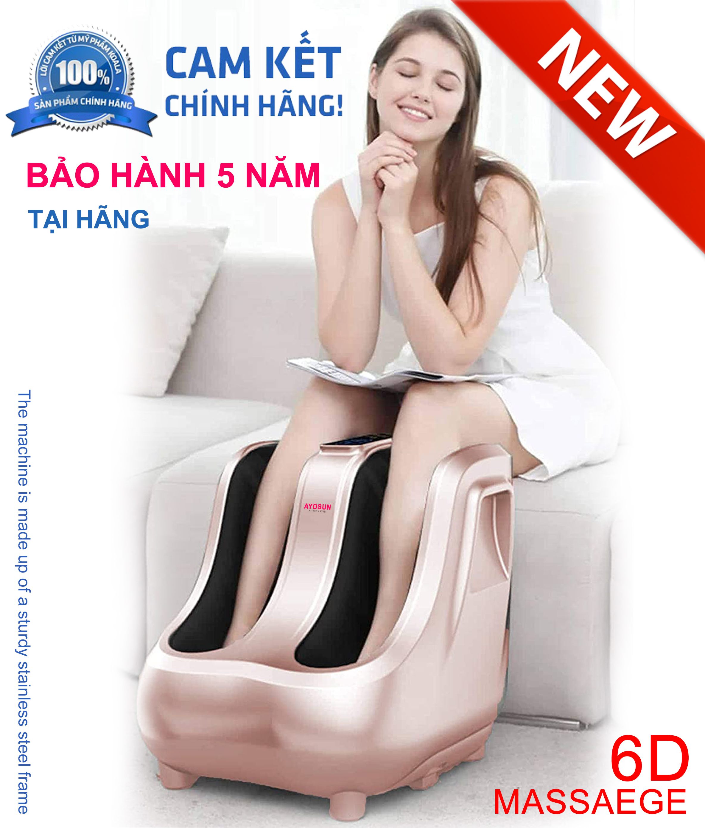 Máy mát xa chân aYosun TG - 750 Bản Full ( Nhiều tính năng mới Cao cấp chính hãng )