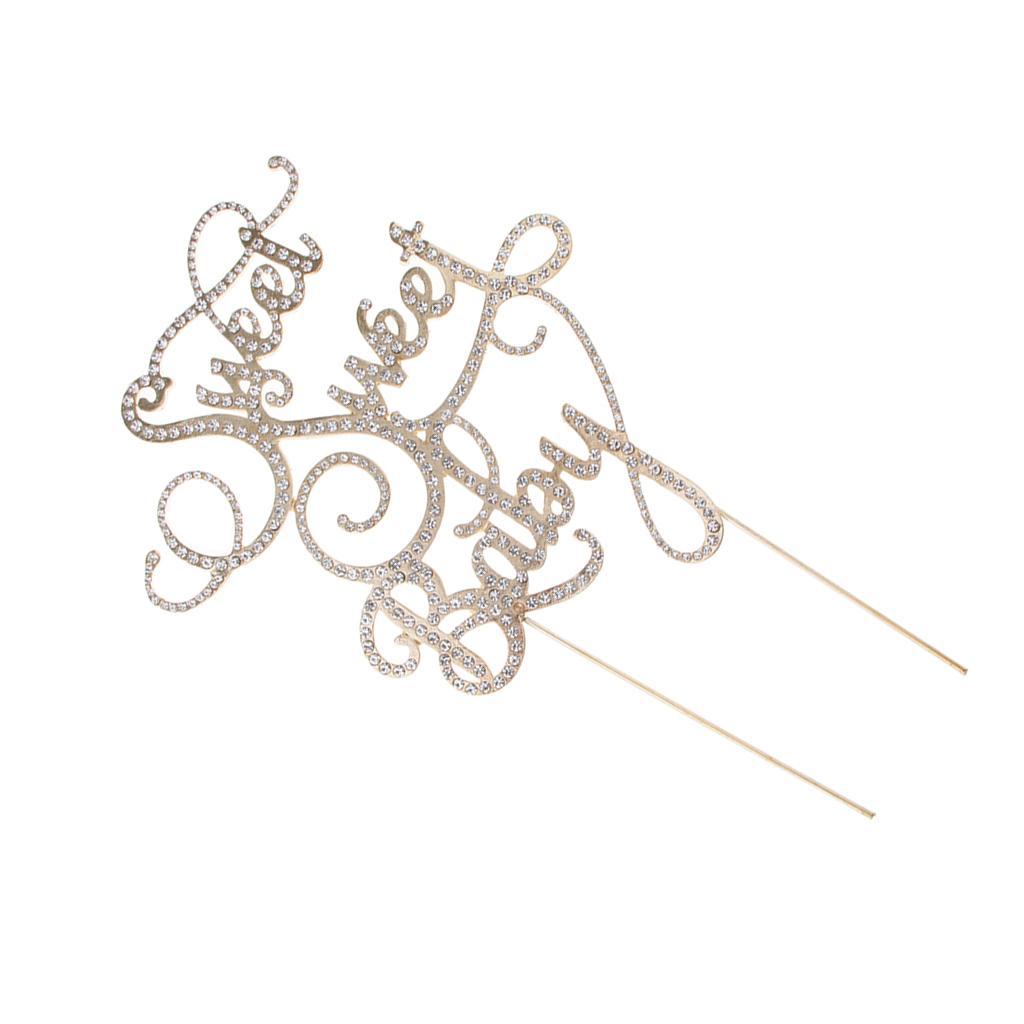 Sweet Sweet Baby Rhinestone Cake Topper Baby Shower Party Cake Decor