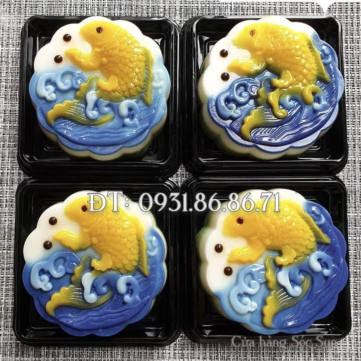 Khuôn silicon cá chép vượt vũ môn loại 7 cm - Mã số 1005