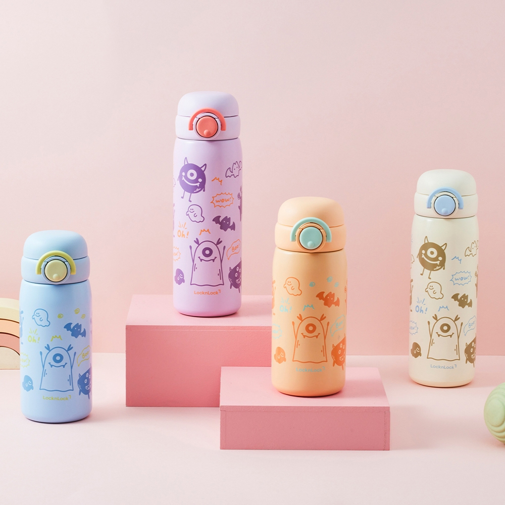 Bình Giữ Nhiệt LocknLock School Fit Luminous 380ml Và 510ml Thép Không Gỉ, Hàng Chính Hãng - JoyMall