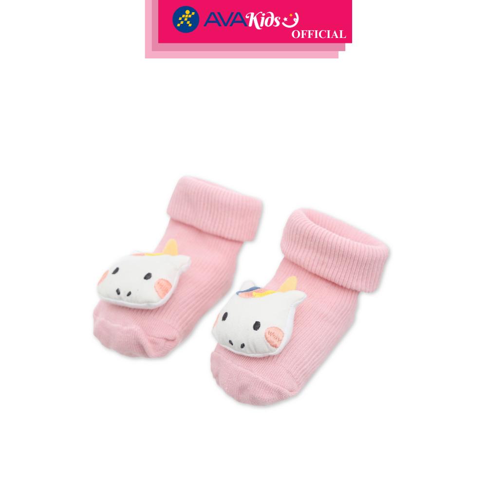Set 2 đôi tất sơ sinh có cổ Á Châu YB511 - Màu ngẫu nhiên (0 - 18 tháng)