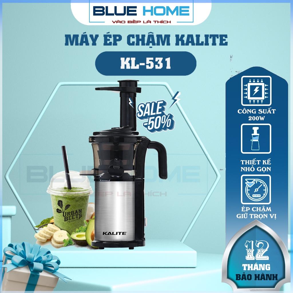Máy Ép Chậm Kalite KL531, Ép Kiệt Bã Công Suất 200W, Hàng Chính Hãng