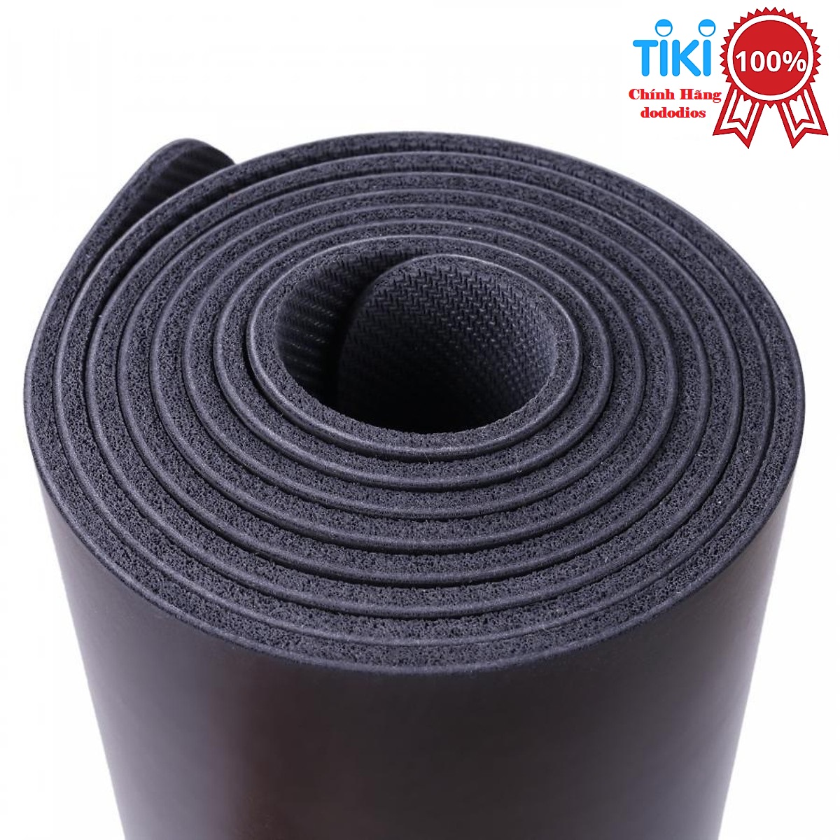 Thảm Tập Yoga Định Tuyến Da PU Cao Cấp Chính Hãng dododios + Túi Đựng Thảm Tập Yoga + Dây Buộc Thảm Yoga Định Tuyến