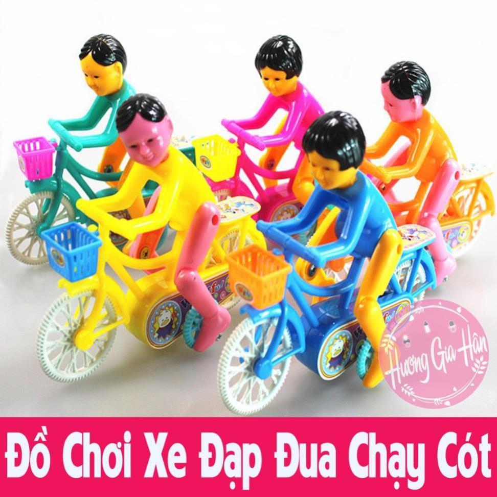 Đồ Chơi Mô Hình Xe Đạp Đua Chạy Cót Vui Nhộn