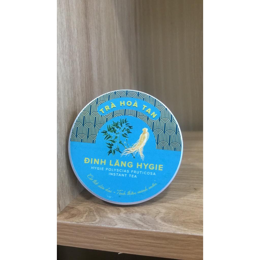Trà đinh lăng Hygie hộp giấy 120g -dạng hòa tan tiện lợi, thơm ngon, hỗ trợ tăng cường tuần hoàn não