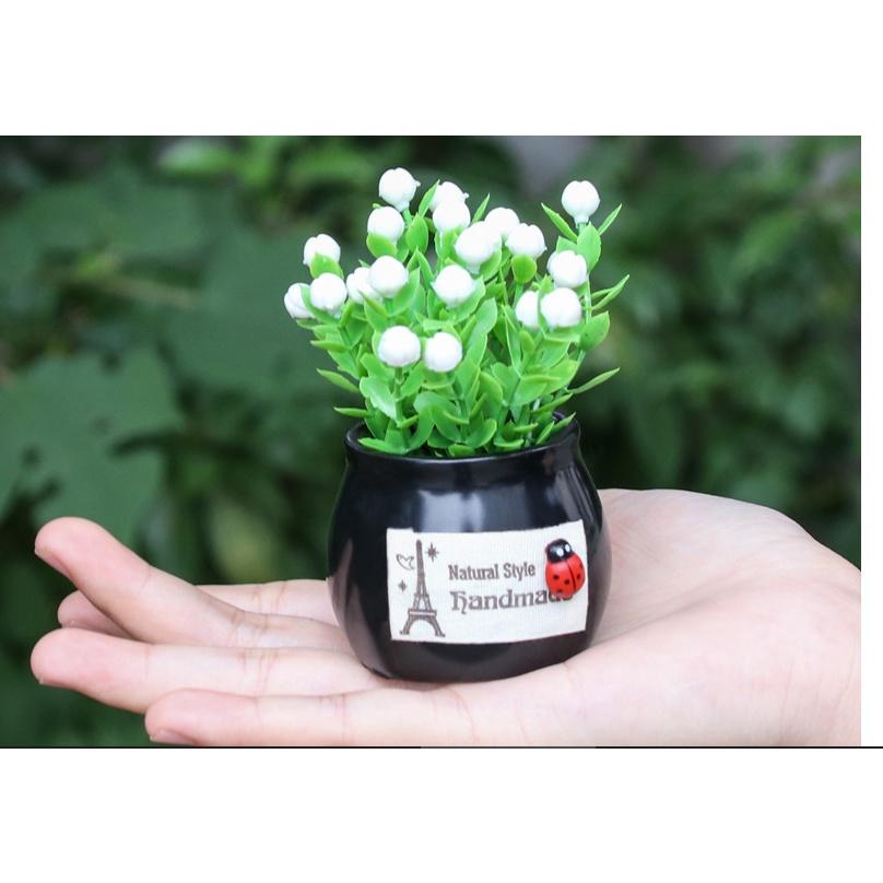 Set bình bông trang trí táp lô xe hơi- Hoàng Đông shop