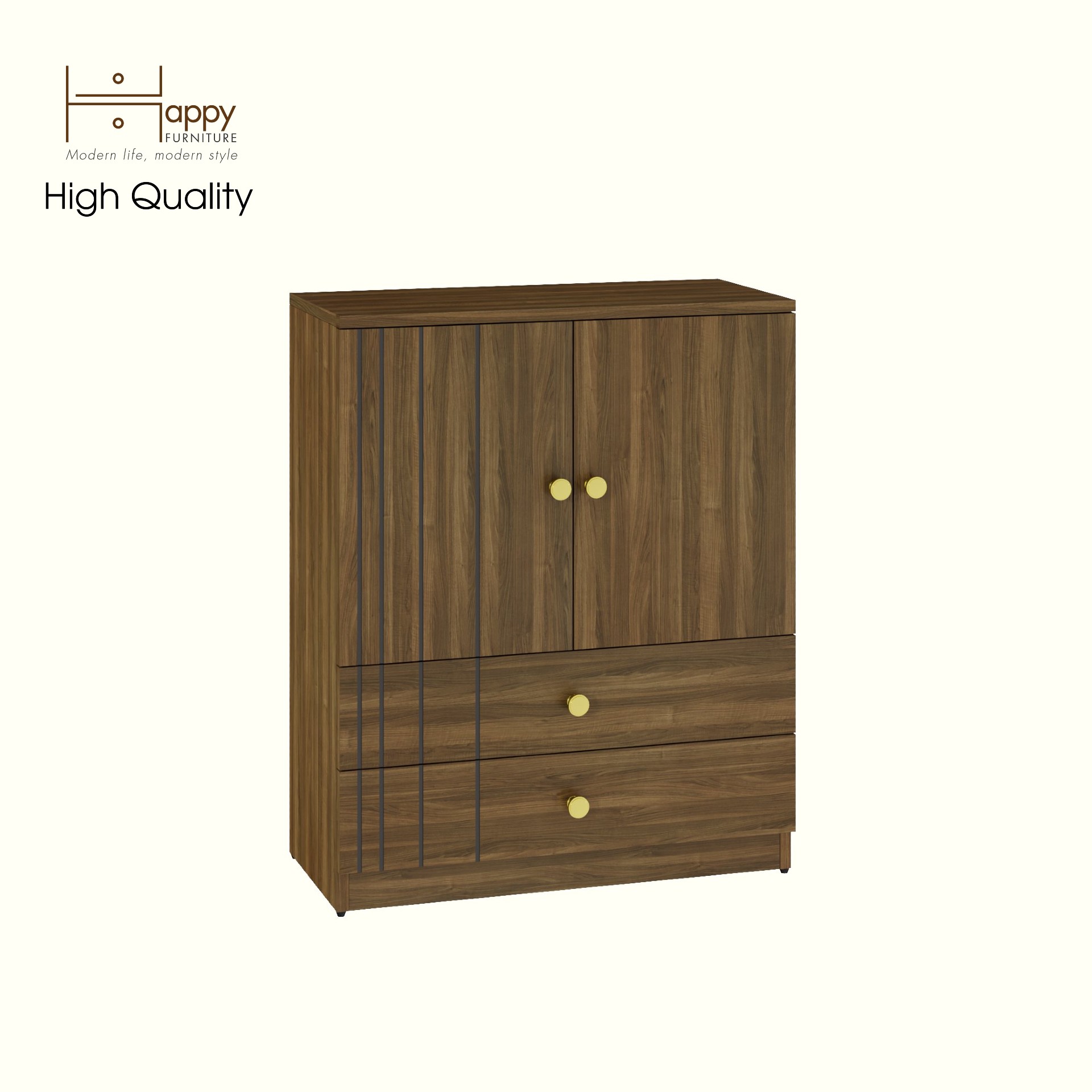 [Happy Home Furniture] JOVIE, Tủ lưu trữ 2 cánh mở , 67cm x 32cm x 82cm ( DxRxC), TCM_165