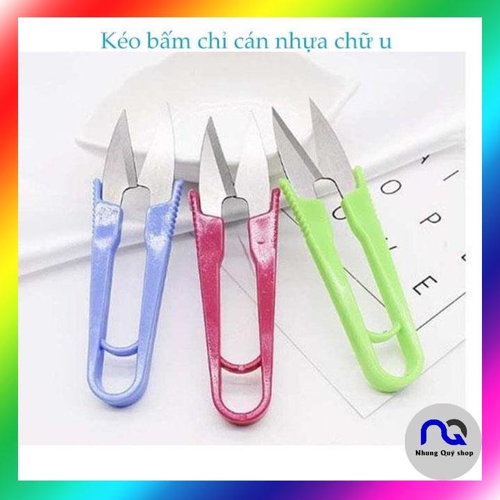 Kéo bấm, cắt chỉ chữ U nhỏ xinh tiện lợi