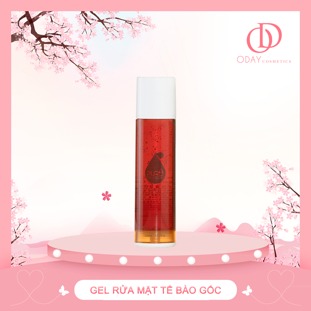 Gel Rửa Mặt Pure - Làm Sạch Sâu, Mềm Mại, Trắng Sáng, Se Khít Chân Lông, Ngăn Ngừa Lão Hóa - Chính Hãng