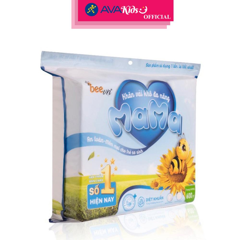 Túi 600g khăn vải khô đa năng Mama không mùi - Hàng Chính Hãng