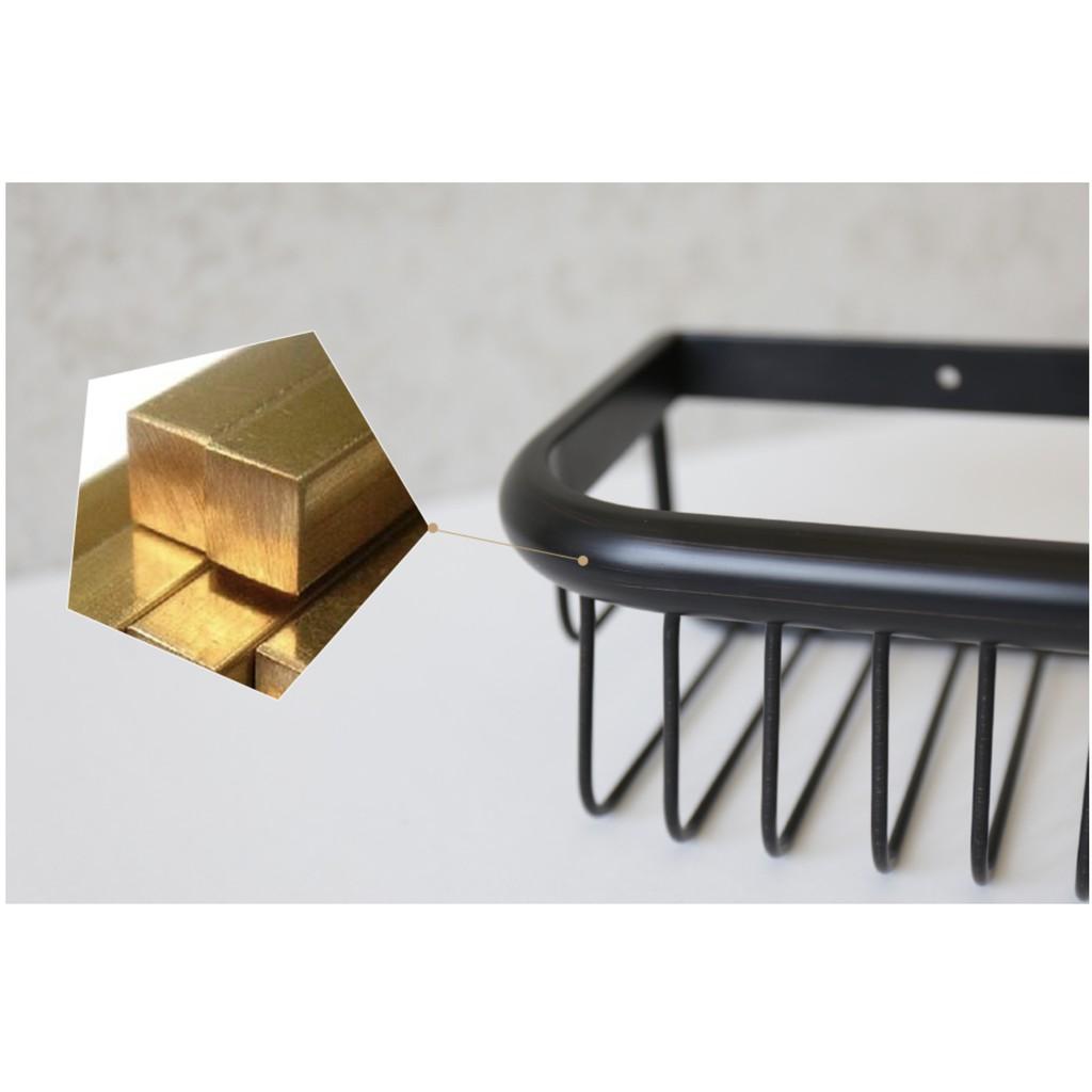 Kệ để đồ phòng tắm đồng thau PM-VĐ62