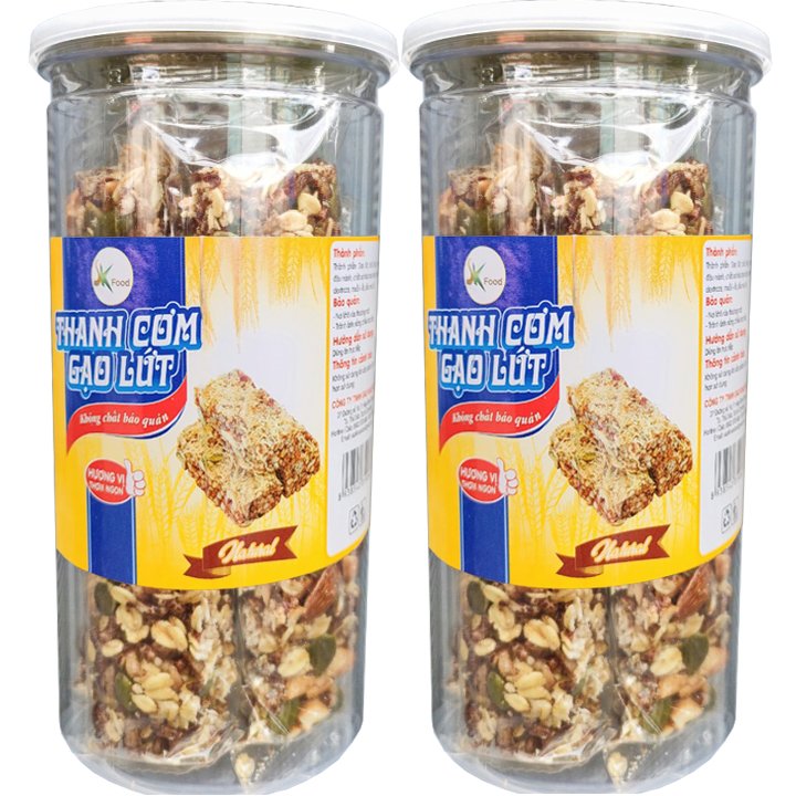 Thanh Gạo Lứt Ngũ Cốc Siêu Hạt Thơm Ngon SK FOOD - Mỗi Hũ 250g