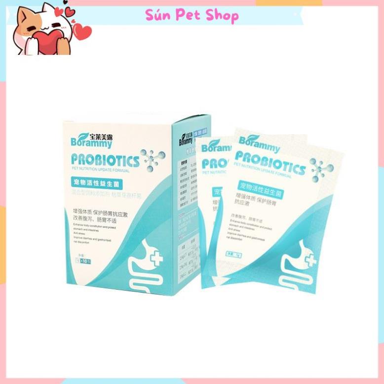 Men tiêu hóa cho chó mèo Borammy Probiotics