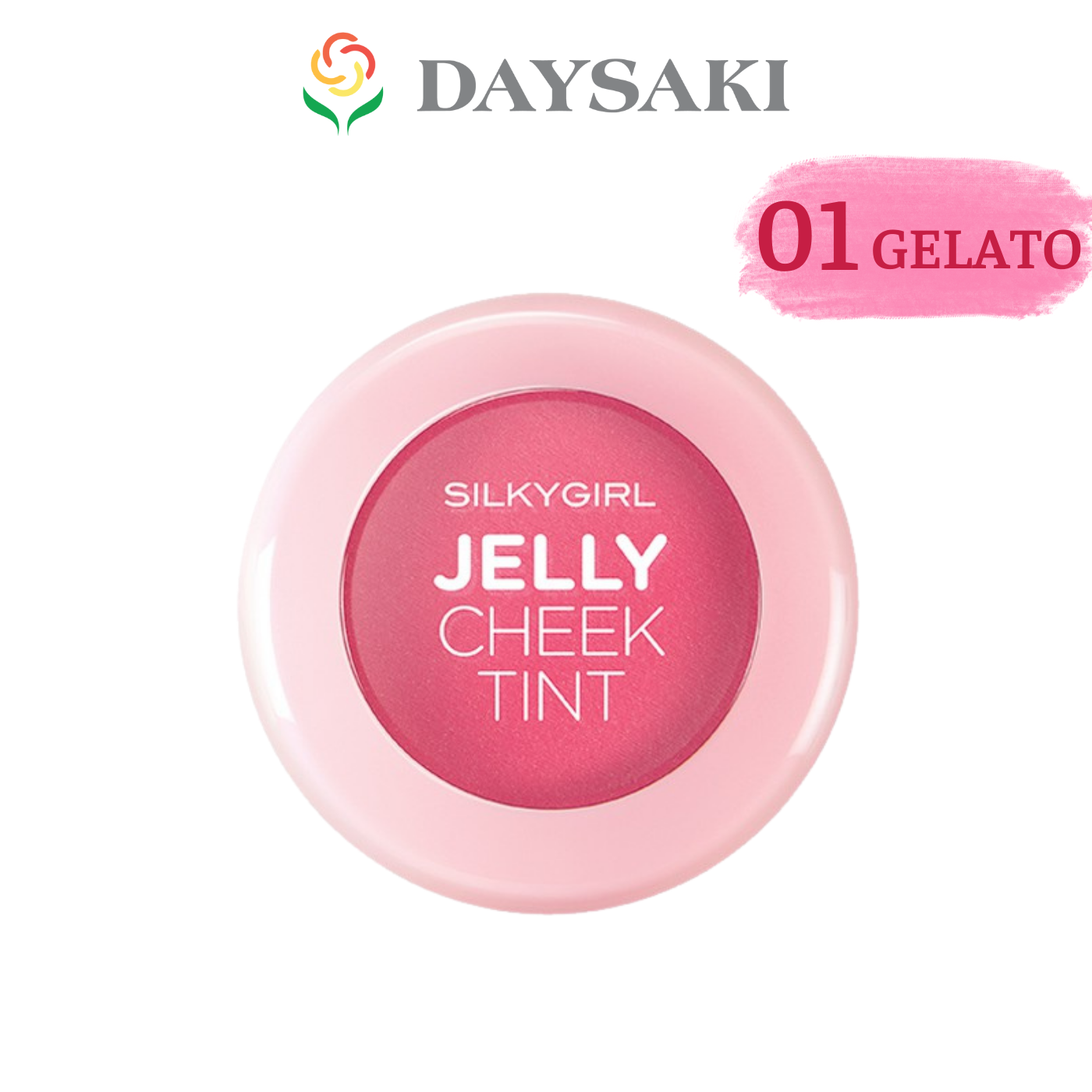 SILKYGIRL MÁ HỒNG DẠNG THẠCH JELLY CHEEK TINT 01 GELATO - HỒNG BABY 3g