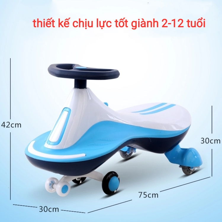 Xe chòi chân xe lắc Senmysan có nhạc+đèn led chịu lực cao