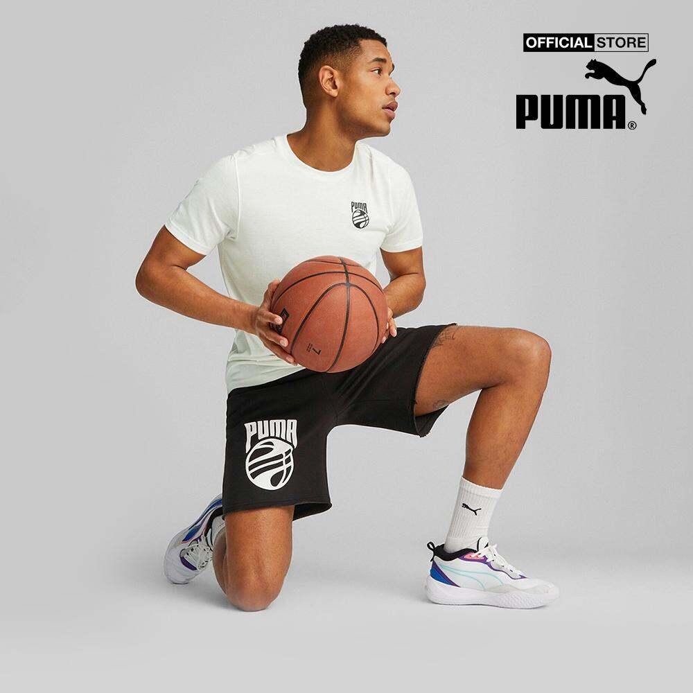 PUMA - Quần short tập luyện nam Posterize Basketball 538765-0