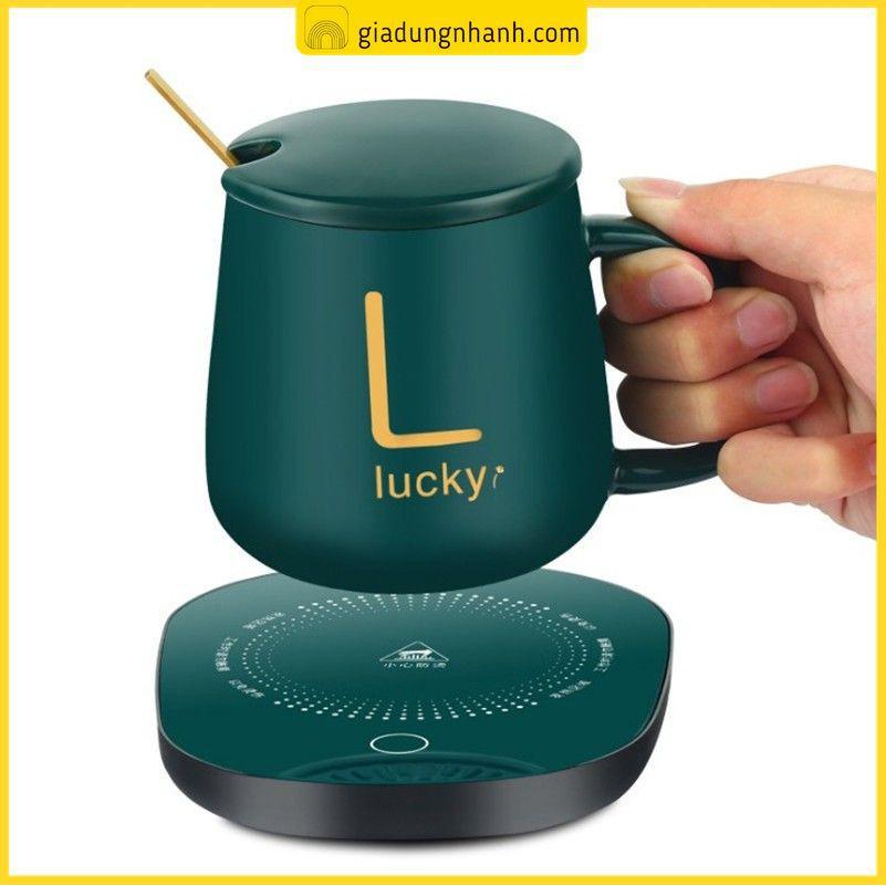 Bộ Cốc Hâm Nóng Đồ Uống Kèm Đế Điện Lucky