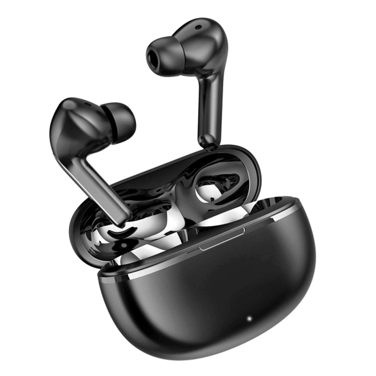 In Ear Earbuds V5.3 Earphones Comfortable Wear Hands Free  Control Sports Earphones Black Headphones for Workout Driving