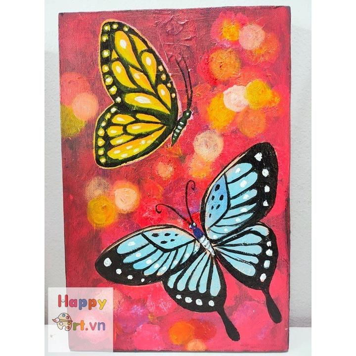 Tranh canvas vẽ tay UYÊN ƯƠNG