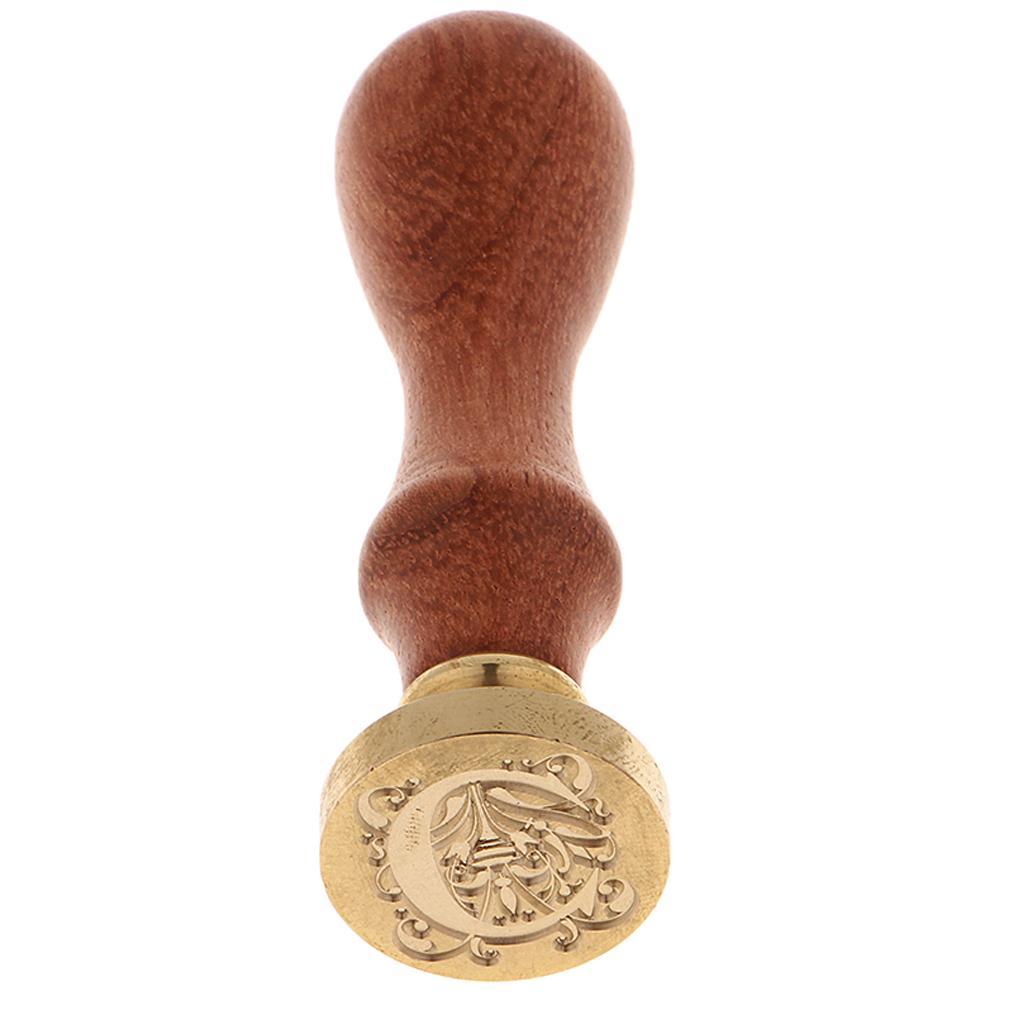 Classic Seal Sealing Letter Wooden Handle for Envelope C