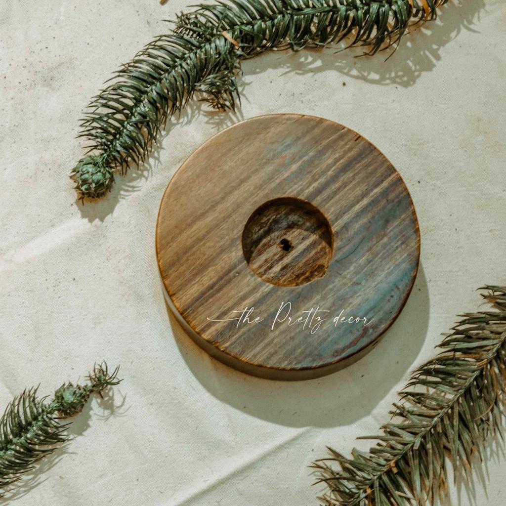 Miếng Gỗ Decor, Kệ Đặt Cốc, Kê Cây, Đế Đèn, Chân Đèn Decor, Trang Trí Nhà Cửa Gỗ Tự Nhiên Nguyên Tấm